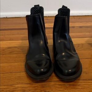 Dr. Martens Glossy Black Ankle Boots